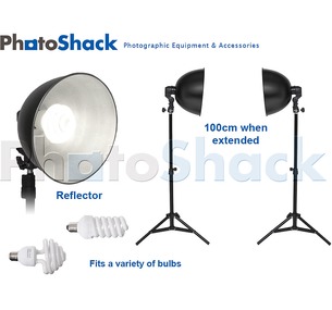 Continuous Lighting Set (85W) with Reflectors 